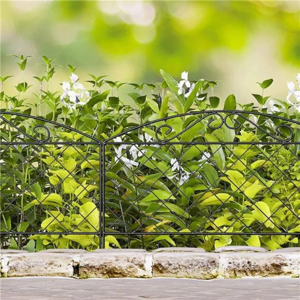 Decorative Garden Fence 17 in (H) x 10 ft (L) No Dig Fencing Border